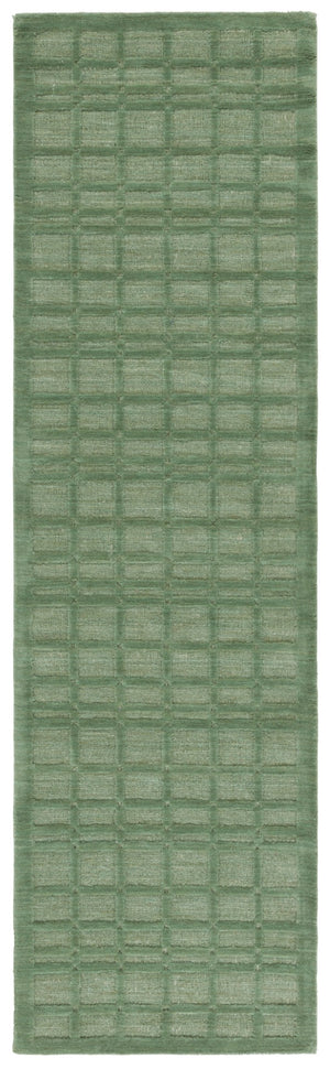 Safavieh Impressions Modern Wool-cotton Blend Area Rug - Hand-loomed Geometric Design For Chic Spaces Green 80% Wool,20% Cotton Im312y-4