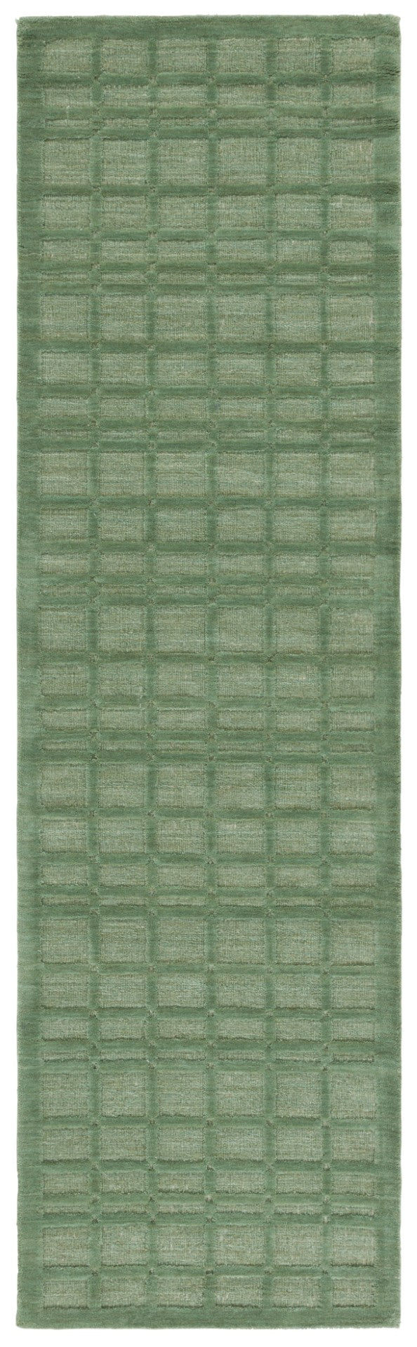 Safavieh Impressions Modern Wool-cotton Blend Area Rug - Hand-loomed Geometric Design For Chic Spaces Green 80% Wool,20% Cotton Im312y-4