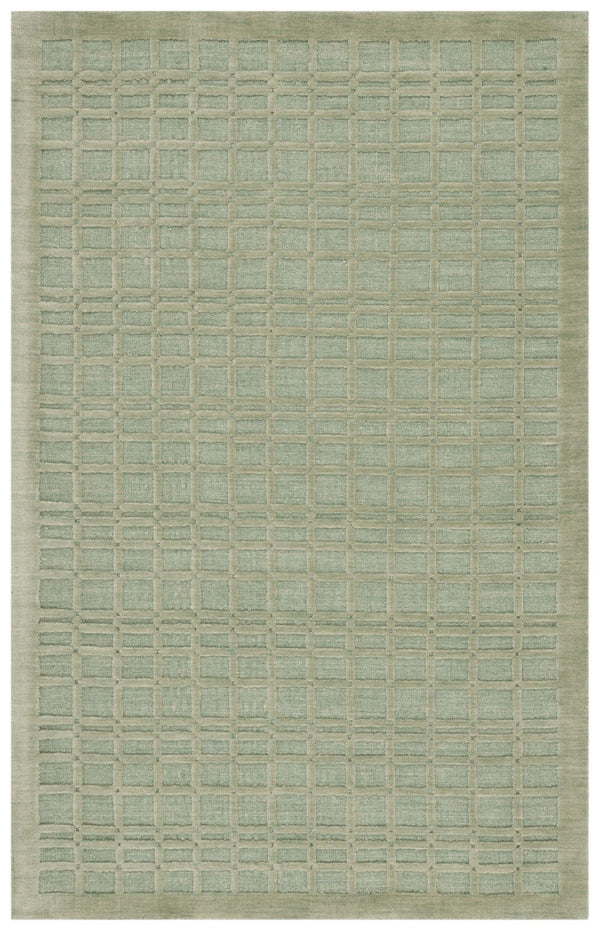 Safavieh Impressions Modern Wool-cotton Blend Area Rug - Hand-loomed Geometric Design For Chic Spaces Green 80% Wool,20% Cotton Im312y-4