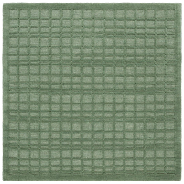 Safavieh Impressions Modern Wool-cotton Blend Area Rug - Hand-loomed Geometric Design For Chic Spaces Green 80% Wool,20% Cotton Im312y-4