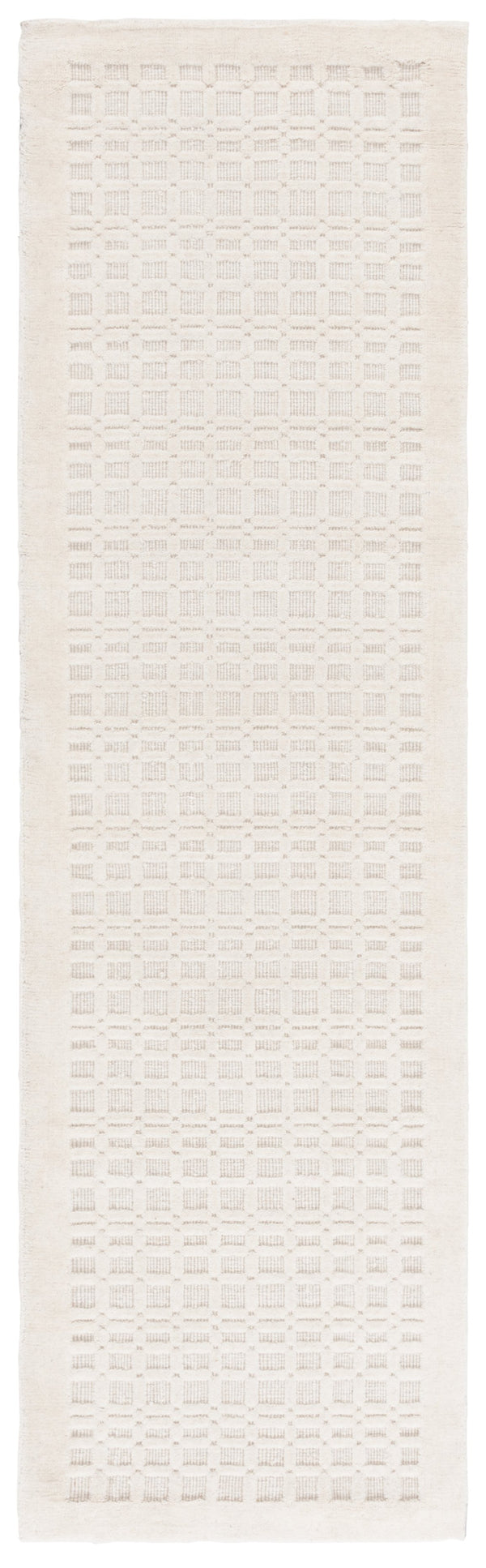 Safavieh Impressions Hand-loomed Runner Rug - Artisan Crafted With Geometric Design For Modern Elegance Ivory 80% Wool,20% Cotton Im314a-28