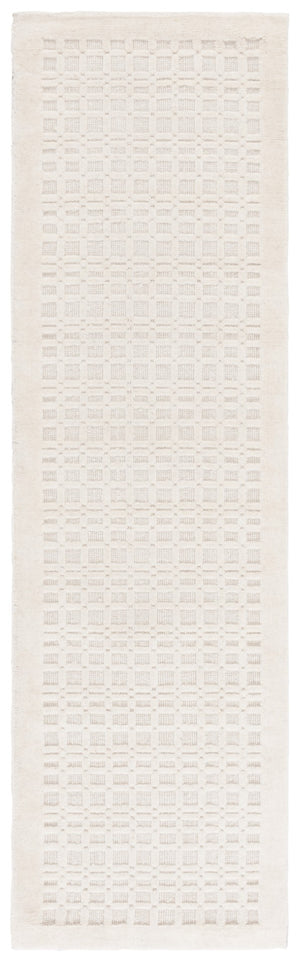 Safavieh Impressions Hand-loomed Area Rug - Luxurious Wool-cotton Blend With Modern Geometric Design Ivory 80% Wool,20% Cotton Im314a-4