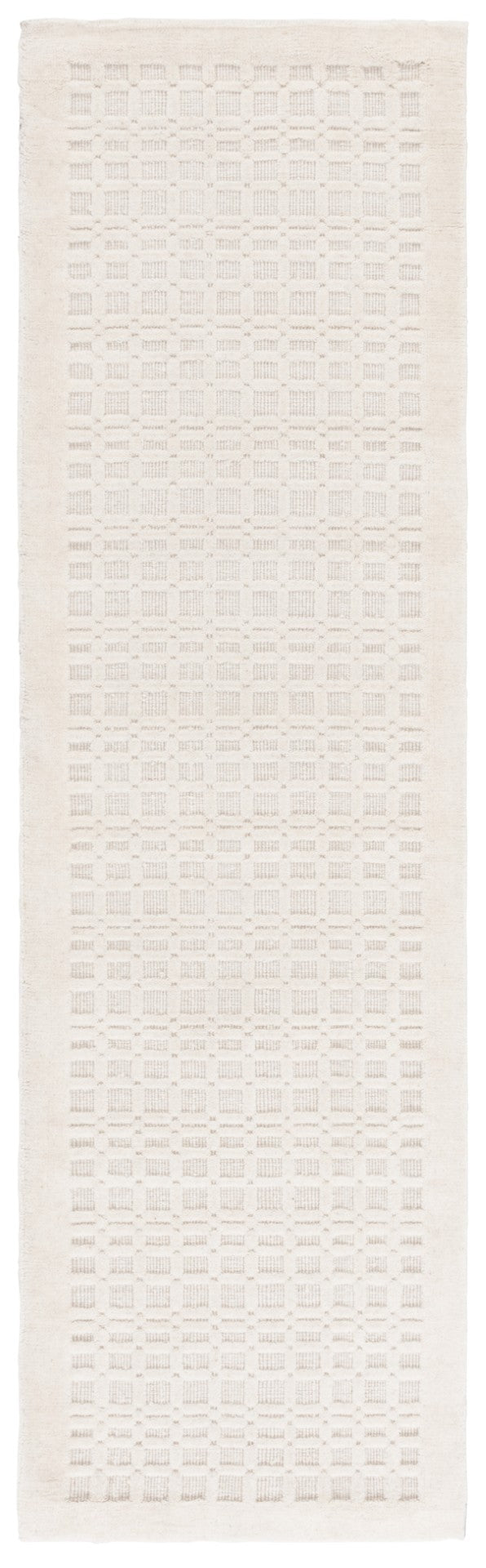Safavieh Impressions Hand-loomed Area Rug - Luxurious Wool-cotton Blend With Modern Geometric Design Ivory 80% Wool,20% Cotton Im314a-4