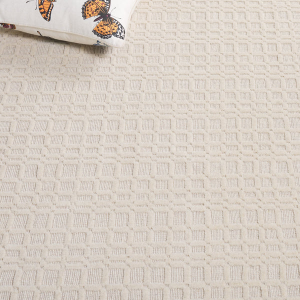 Safavieh Impressions Hand-loomed Runner Rug - Artisan Crafted With Geometric Design For Modern Elegance Ivory 80% Wool,20% Cotton Im314a-5