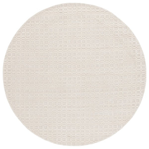 Safavieh Impressions Hand-loomed Area Rug - Luxurious Wool-cotton Blend With Modern Geometric Design Ivory 80% Wool,20% Cotton Im314a-4