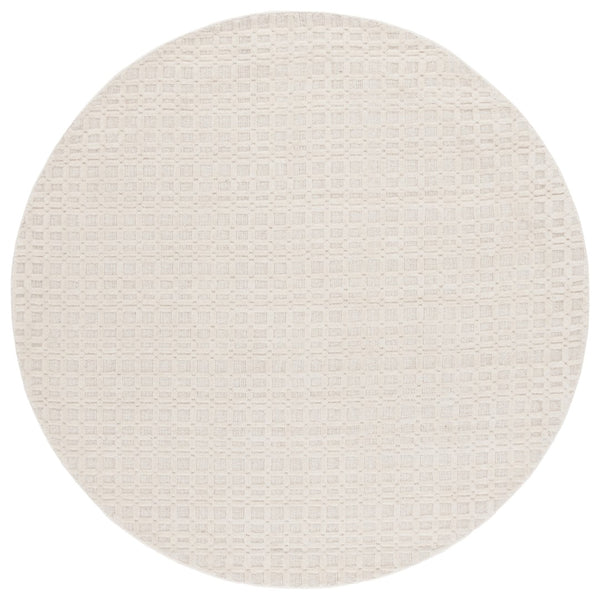 Safavieh Impressions Hand-loomed Area Rug - Luxurious Wool-cotton Blend With Modern Geometric Design Ivory 80% Wool,20% Cotton Im314a-4