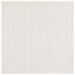 Safavieh Impressions Hand-loomed Runner Rug - Artisan Crafted With Geometric Design For Modern Elegance Ivory 80% Wool,20% Cotton Im314a-6sq