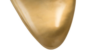 Phillips Collection River Stone Wall Tile Sculpture - Elegant Metal Design Inspired by Nature for Modern Interiors Brass Finish, LG IN97490