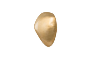 Phillips Collection River Stone Wall Tile Sculpture - Elegant Metal Design Inspired by Nature for Modern Interiors Brass Finish, LG IN97490
