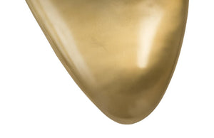 Phillips Collection River Stone Organic Brass Metal Wall Sculpture Low Relief Art for Modern Living IN97490