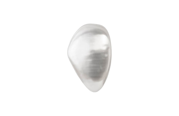 Phillips Collection River Stone Wall Tile - Modern Organic Metal Sculpture in Stunning Silver for Elegant Decor Accents Aluminum, LG IN97491
