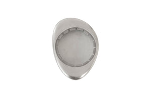 Phillips Collection River Stone Wall Tile - Modern Organic Metal Sculpture in Stunning Silver for Elegant Decor Accents Aluminum, SM IN97493