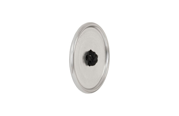 Phillips Collection Button Wall Tile - Sculptural Accent with Organic Patina Finish for Modern Home and Gallery Spaces Hammered Metal, Aluminum Finish IN97494