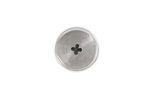 Phillips Collection Button Wall Tile - Sculptural Accent with Organic Patina Finish for Modern Home and Gallery Spaces Hammered Metal, Aluminum Finish IN97494