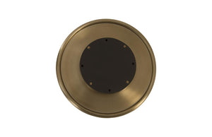Phillips Collection Button Shaped Hammered Brass Metal Wall Sculpture Accent Piece for Modern Interiors IN97495