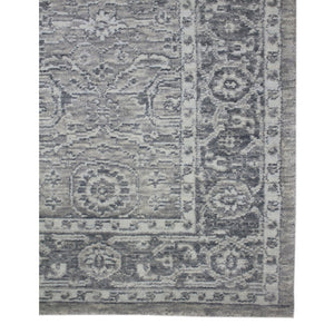 Amer Rugs Inara Hand-woven Area Rug Crafted From New Zealand Wool And Art Silk For Timeless Elegance Light Gray Wool, Viscose Ina100912