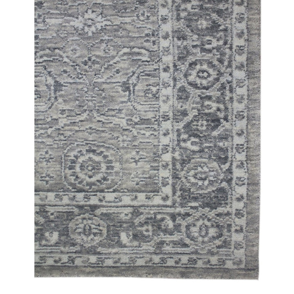 Amer Rugs Inara Hand-woven Area Rug Crafted From New Zealand Wool And Art Silk For Timeless Elegance Light Gray Wool, Viscose Ina100912
