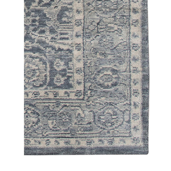 Amer Rugs Inara Hand-woven Area Rug Crafted From New Zealand Wool And Art Silk For Timeless Elegance Dark Gray Wool, Viscose Ina20912