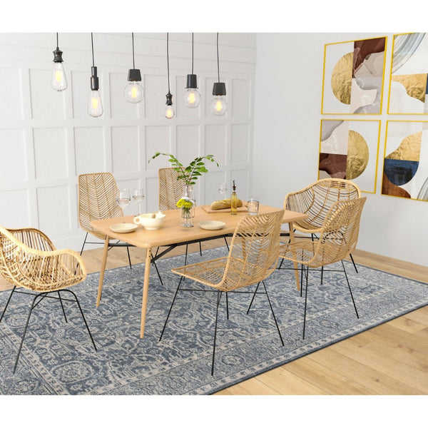 Amer Rugs Inara Hand-woven Area Rug Crafted From New Zealand Wool And Art Silk For Timeless Elegance Dark Gray Wool, Viscose Ina20912