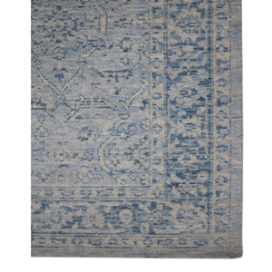 Amer Rugs Inara Hand-woven Area Rug Crafted From New Zealand Wool And Art Silk For Timeless Elegance Aqua Wool, Viscose Ina70203