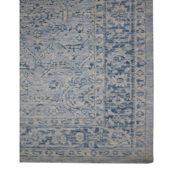 Amer Rugs Inara Hand-woven Area Rug Crafted From New Zealand Wool And Art Silk For Timeless Elegance Aqua Wool, Viscose Ina70203