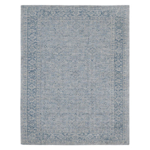 Amer Rugs Inara Hand-woven Area Rug Crafted From New Zealand Wool And Art Silk For Timeless Elegance Aqua Wool, Viscose Ina70203