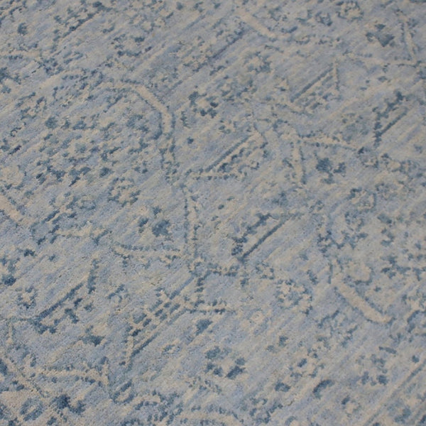 Amer Rugs Inara Hand-woven Area Rug Crafted From New Zealand Wool And Art Silk For Timeless Elegance Aqua Wool, Viscose Ina70203