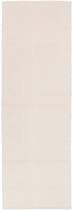Chandra Rugs Hand-woven Contemporary Rug – Unique Cotton Design For Hallways, Entryways & Home Décor Elegance Ivory Cotton Ind10-2676