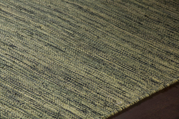 Chandra Rugs Hand-woven Contemporary Rug - 100% Cotton, Elegant Design, Soft Feel, Perfect For Home Decor Upgrade Green Cotton Ind13-2676