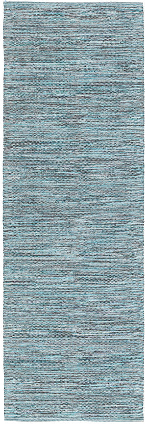 Chandra Rugs Hand-woven Contemporary Rug - Unique Cotton Design, Artful Patterns, Perfect For Chic Home Décor Blue Cotton Ind14-2676