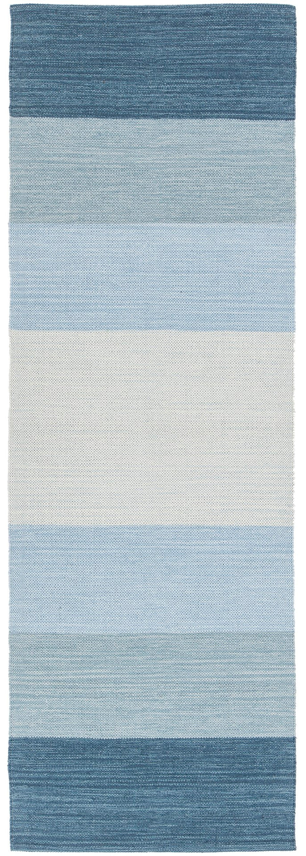 Chandra Rugs Hand-woven Contemporary Rug - 100% Cotton Masterpiece With Intricate Patterns For Home Décor Elegance Blue Cotton Ind2-2676