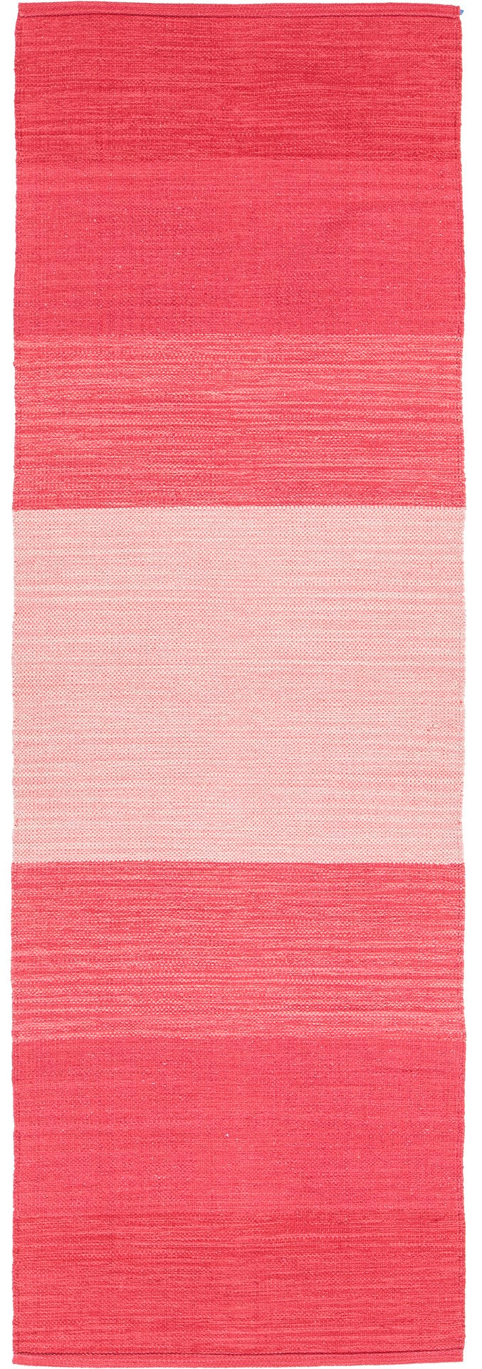 Chandra Rugs Hand-woven Contemporary Rug – Artisan Crafted Cotton Runner For Elegant Home Decor & Durability Red Cotton Ind3-2676