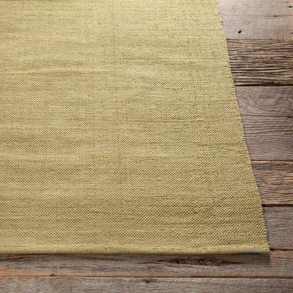 Chandra Rugs Hand-woven Contemporary Rug – Exquisite Cotton Artistry To Elevate Your Home With Style And Comfort Green Cotton Ind6-23