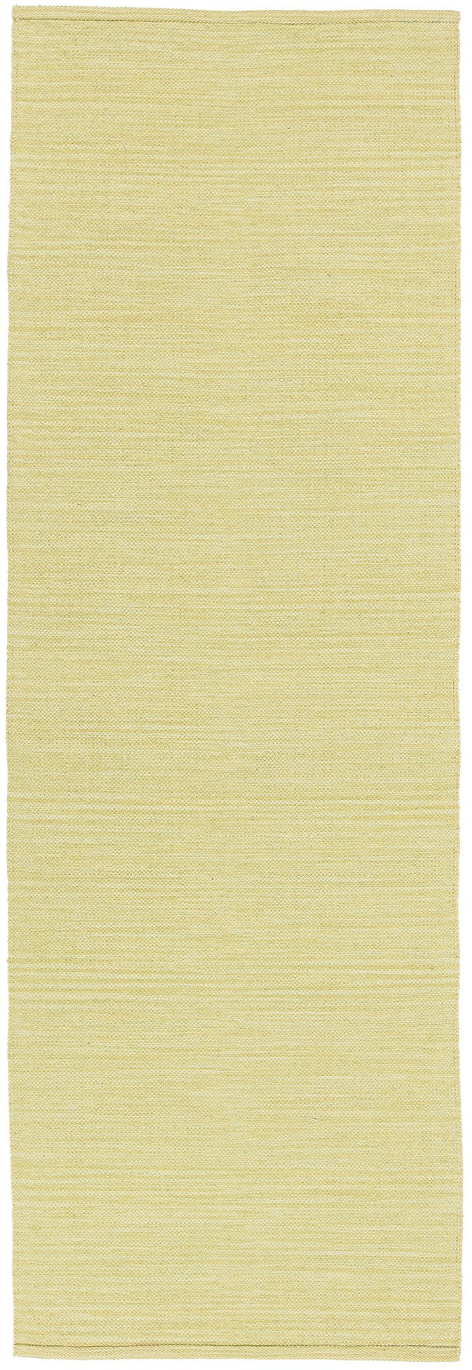 Chandra Rugs Hand-woven Contemporary Rug - Artisanal Cotton Runner For Modern Elegance In Your Home Decor Green Cotton Ind6-2676