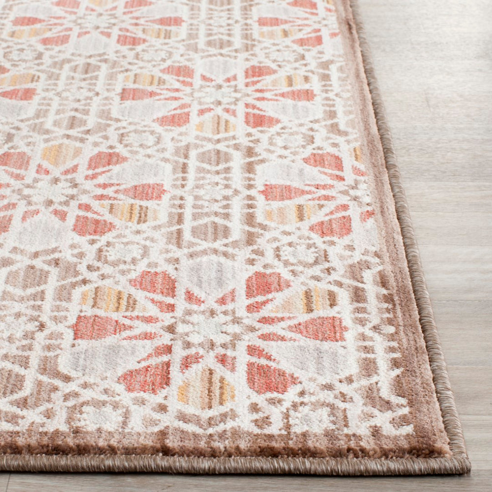 Safavieh Infinity 560 Power Loomed Rug Brown / Beige 2' x 8'