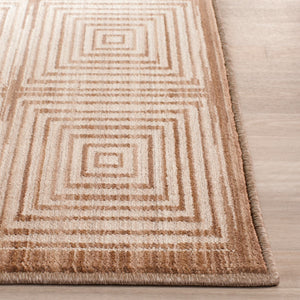 Safavieh Infinity 569 Power Loomed Rug Brown / Beige 2' x 8'