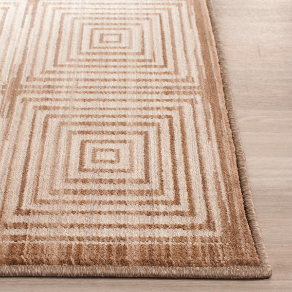 Safavieh Infinity 569 Power Loomed Rug Brown / Beige 2' x 8'