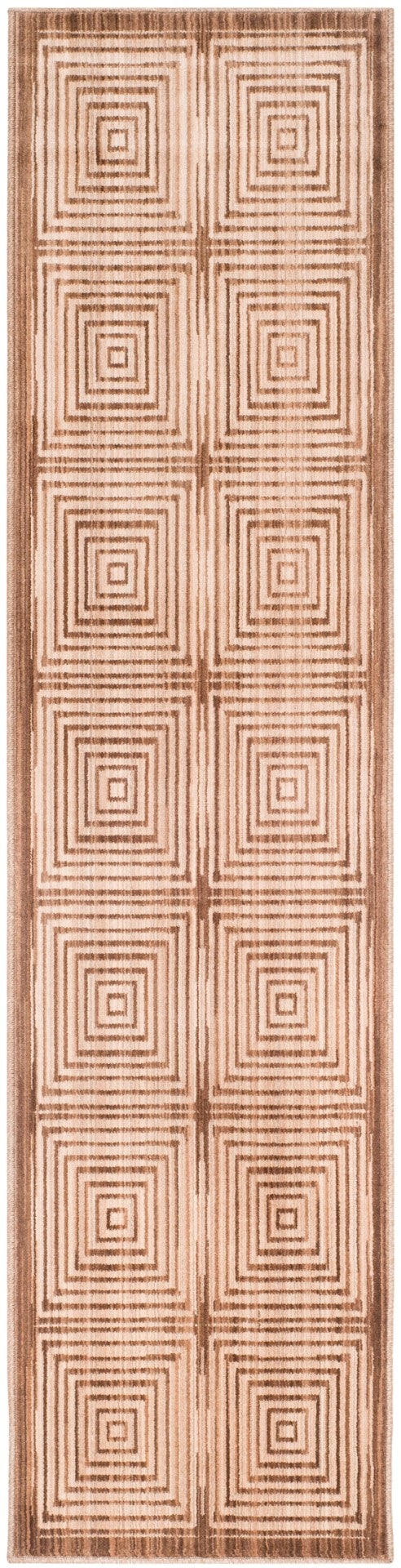 Safavieh Infinity 569 Power Loomed Rug Brown / Beige 2' x 8'