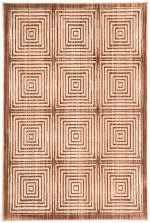Safavieh Natural Handcrafted Beige Area Rug — Wool Blend, Geometric Modern Design, Durable Soft Pile For Living Spaces 6'-0" x 6'-0" NF569B-6SQ