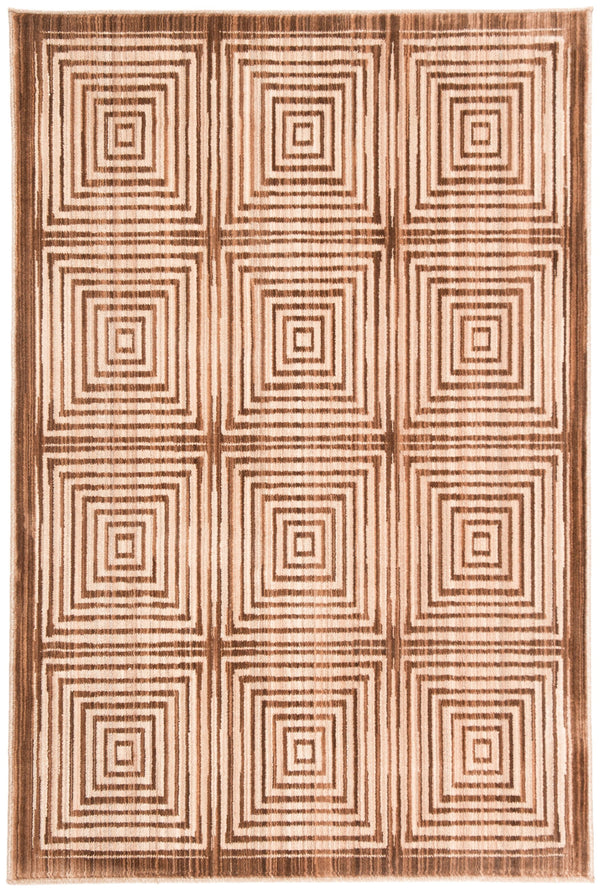 Safavieh Natural Handcrafted Beige Area Rug — Wool Blend, Geometric Modern Design, Durable Soft Pile For Living Spaces 6'-0" x 6'-0" NF569B-6SQ