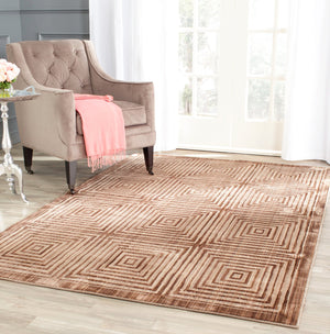 Safavieh Natural Handwoven Beige Geometric Rug 5X8 — Wool Blend, Low Profile 7/8" Pile, Durable Artisanal Style 6'-0" x 9'-0" NF569B-6