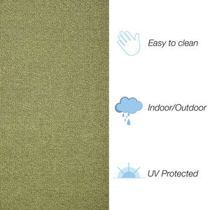 Trans Ocean Liora Manne Avalon Durable Indoor/Outdoor Area Rug With Elegant Texture For Casual Spaces Green Polypropylene Avo23671006