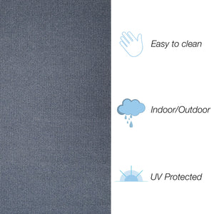 Trans Ocean Liora Manne Avalon Durable Indoor/Outdoor Area Rug With Elegant Texture For Casual Spaces Navy Polypropylene Avo23671033