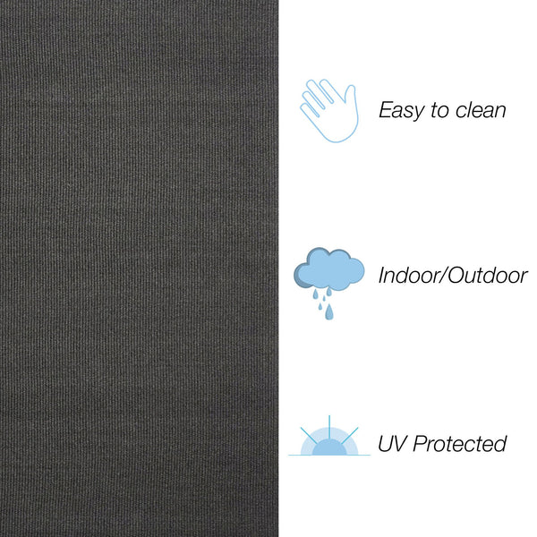 Trans Ocean Liora Manne Avalon Durable Indoor/Outdoor Area Rug With Elegant Texture For Casual Spaces Grey Polypropylene Avo23671048