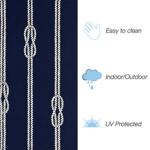 Trans Ocean Liora Manne Capri Ropes Indoor/Outdoor Area Rug - Nautical Stripe Design For Stylish Spaces Navy Polyester,Acrylic Capr5163633