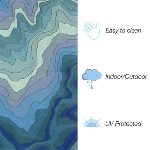 Trans Ocean Liora Manne Ravella Mykonos Indoor/Outdoor Area Rug - Coastal Contemporary Design For Any Space Blue Polypropylene,Acrylic Rvl46226703