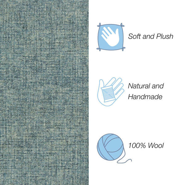 Trans Ocean Liora Manne Savannah Fantasy Indoor Hand Tufted Wool Area Rug - Soft, Textured Casual Accent Piece Blue Wool Pile Svh46950303