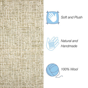 Trans Ocean Liora Manne Savannah Grid Indoor Area Rug - Chic Hand-tufted Wool Design For Modern Living Spaces Sage Wool Pile Svhr8951216