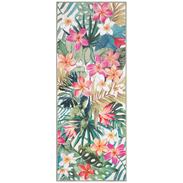 Trans Ocean Liora Manne Impressions Paradise Indoor Mat - Vibrant Floral Design For A Tropical Touch Indoors Multi Polyester Iprr5293144