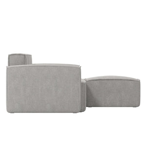 English Elm Bridgetown Luxury Modular 4-Piece Sectional Sofa Set – Versatile Comfort and Stylish Design for Any Space Gray IS-IT2231-4PCSEC-GRY-GG